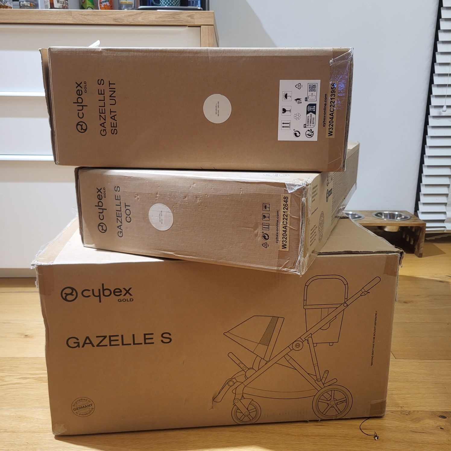 Wózek Cybex Gazelle S Lux rok po roku, Seashell Beige