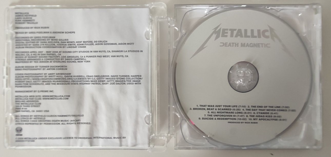 Metallica "Beyond Magnetic" cd