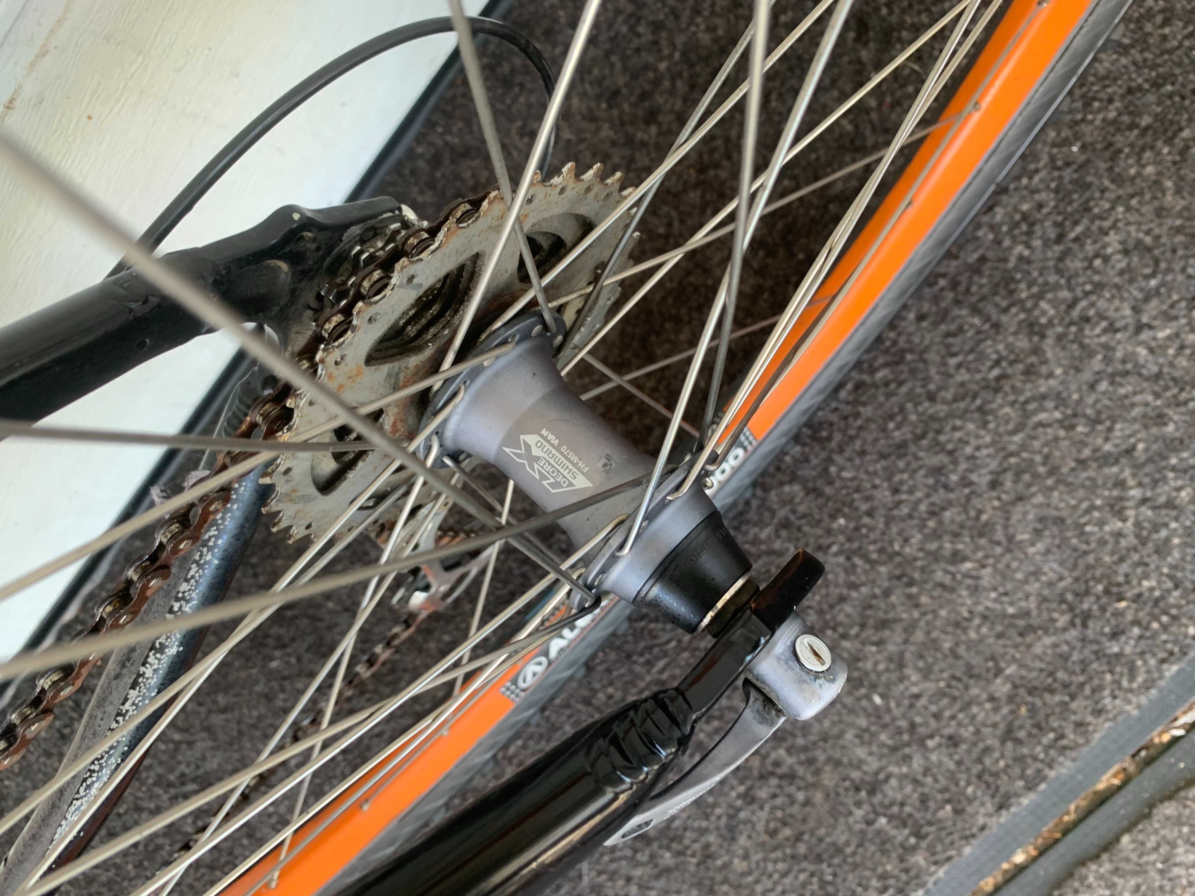 Rower Racer 5001 Rama Easton Shimano Deore LX Rock Shox