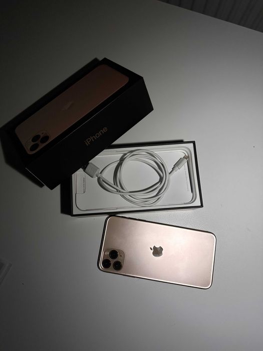 IPHONE 11 PRO MAX 512 GB gold stan idealny