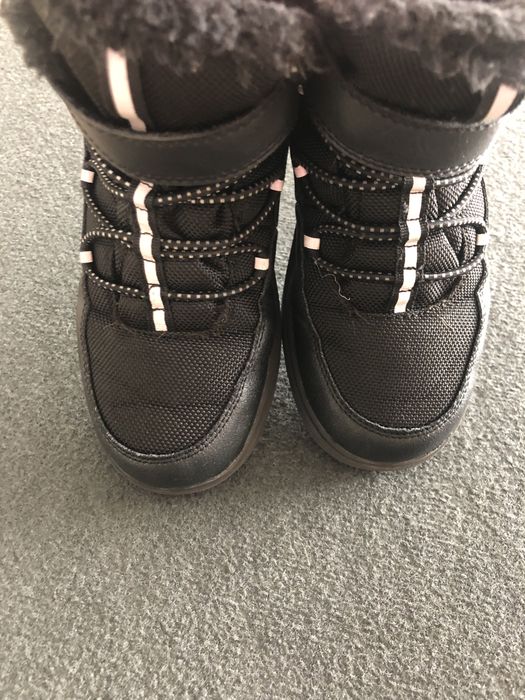 Buty zimowe chłopięce r. 29 H&M czarne