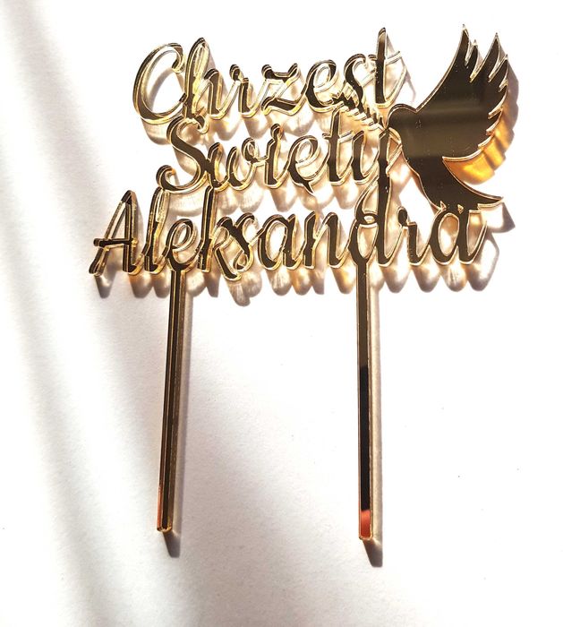 Topper personalizowany, imię dziecka