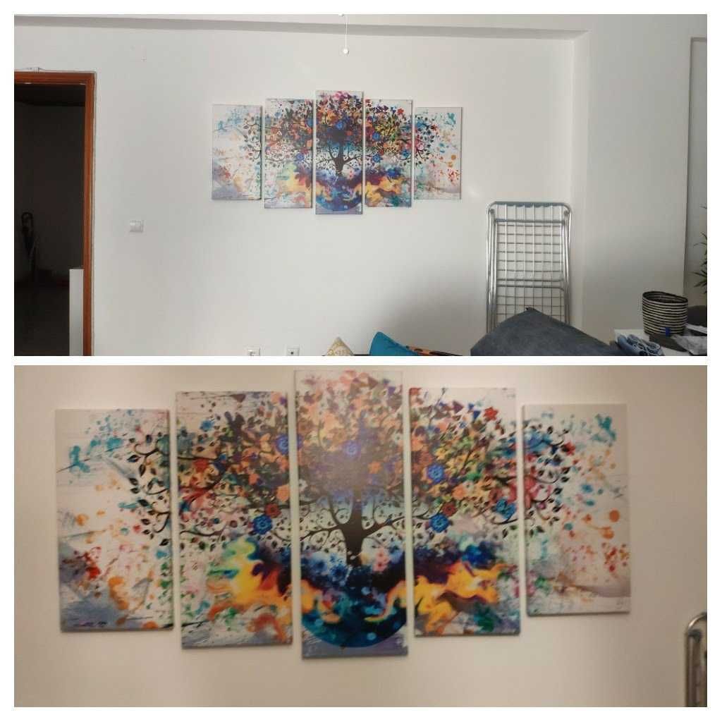 Quadro Moderno 5 Peças