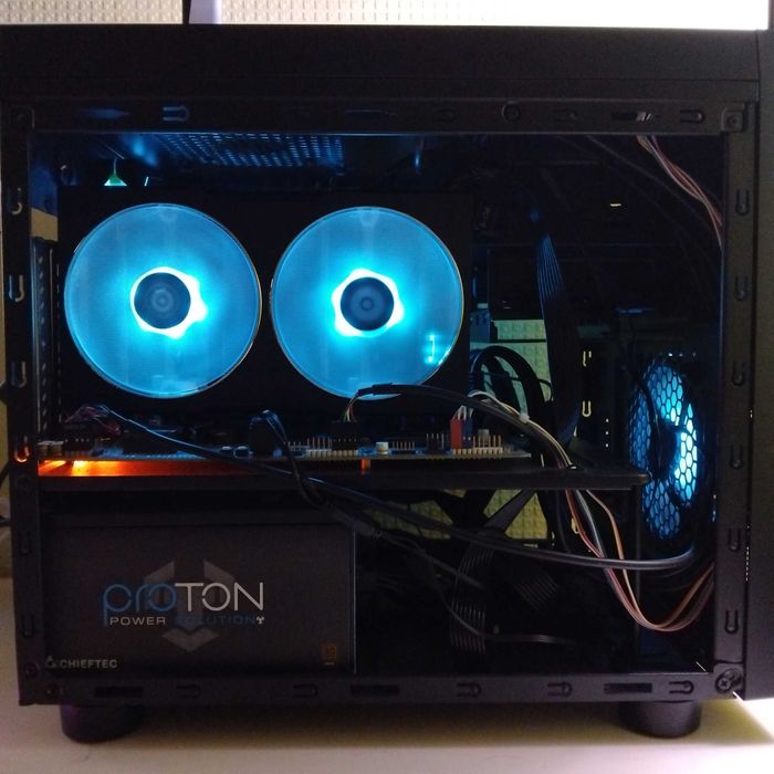 Chieftec Gaming Cube i5 12400(Graphics 730), RX7600 ,32Gb,1Tb 1Квт