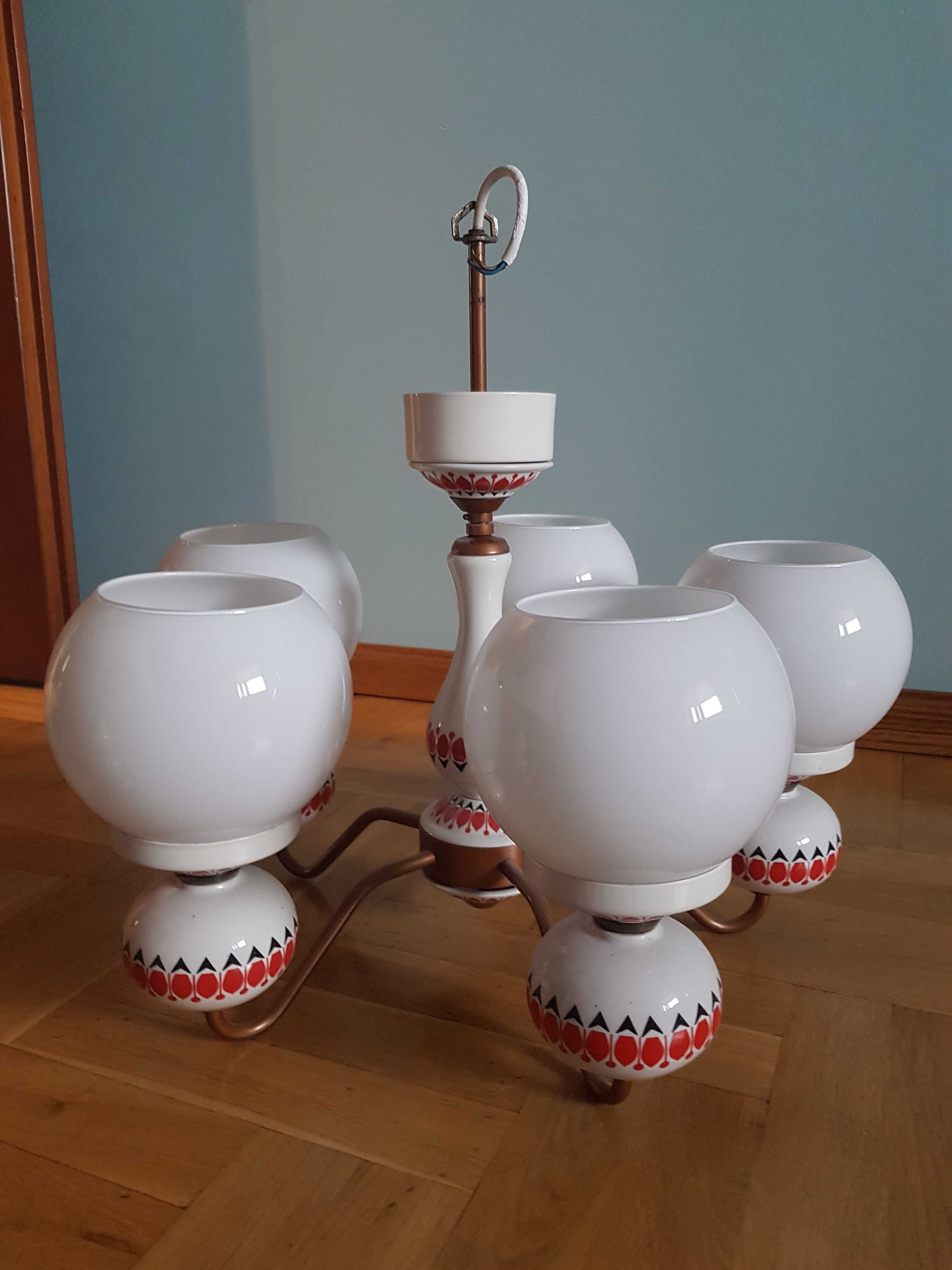 Lampy ceramiczne lata '70 komplet