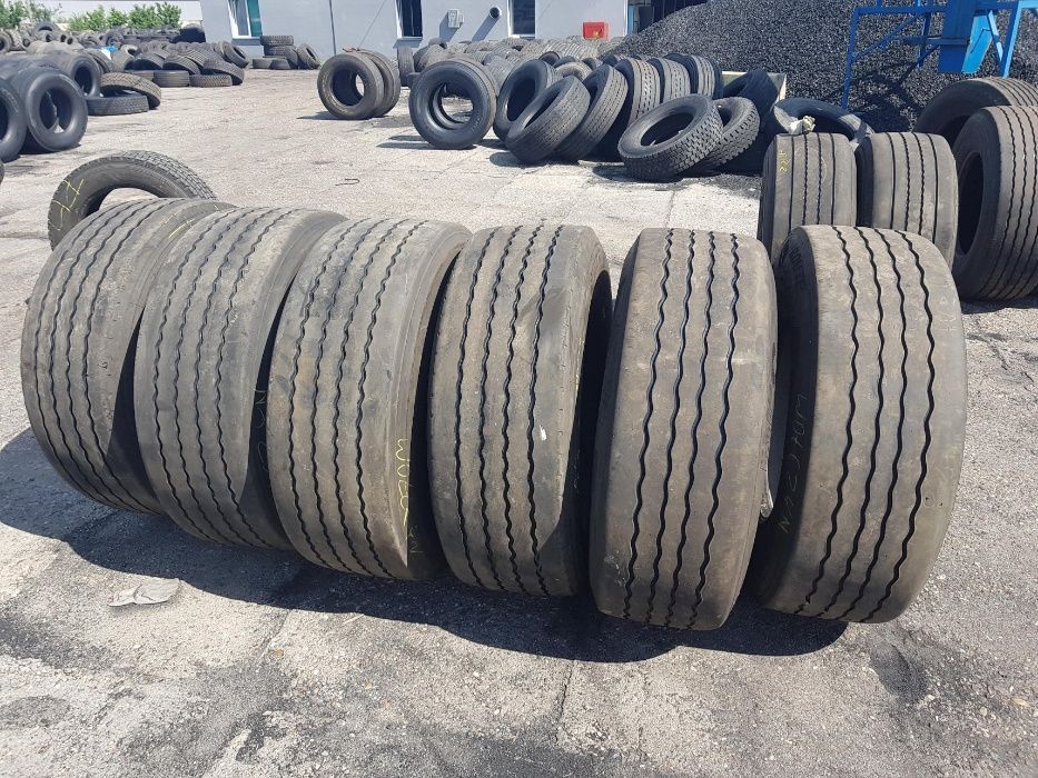 Opony Używane do naczepy 385/65r22.5 OKAZJA 4 Paskowe Możliwa Wysyłka