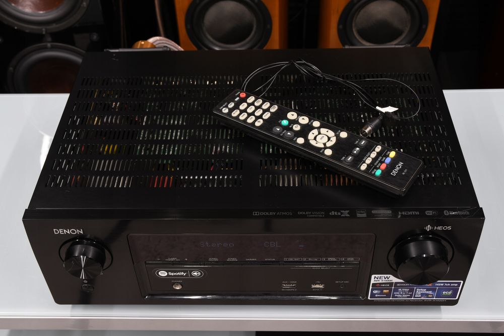 amplituner wzmacniacz do kina domowego stereo Denon AVR-X1400H Atmos