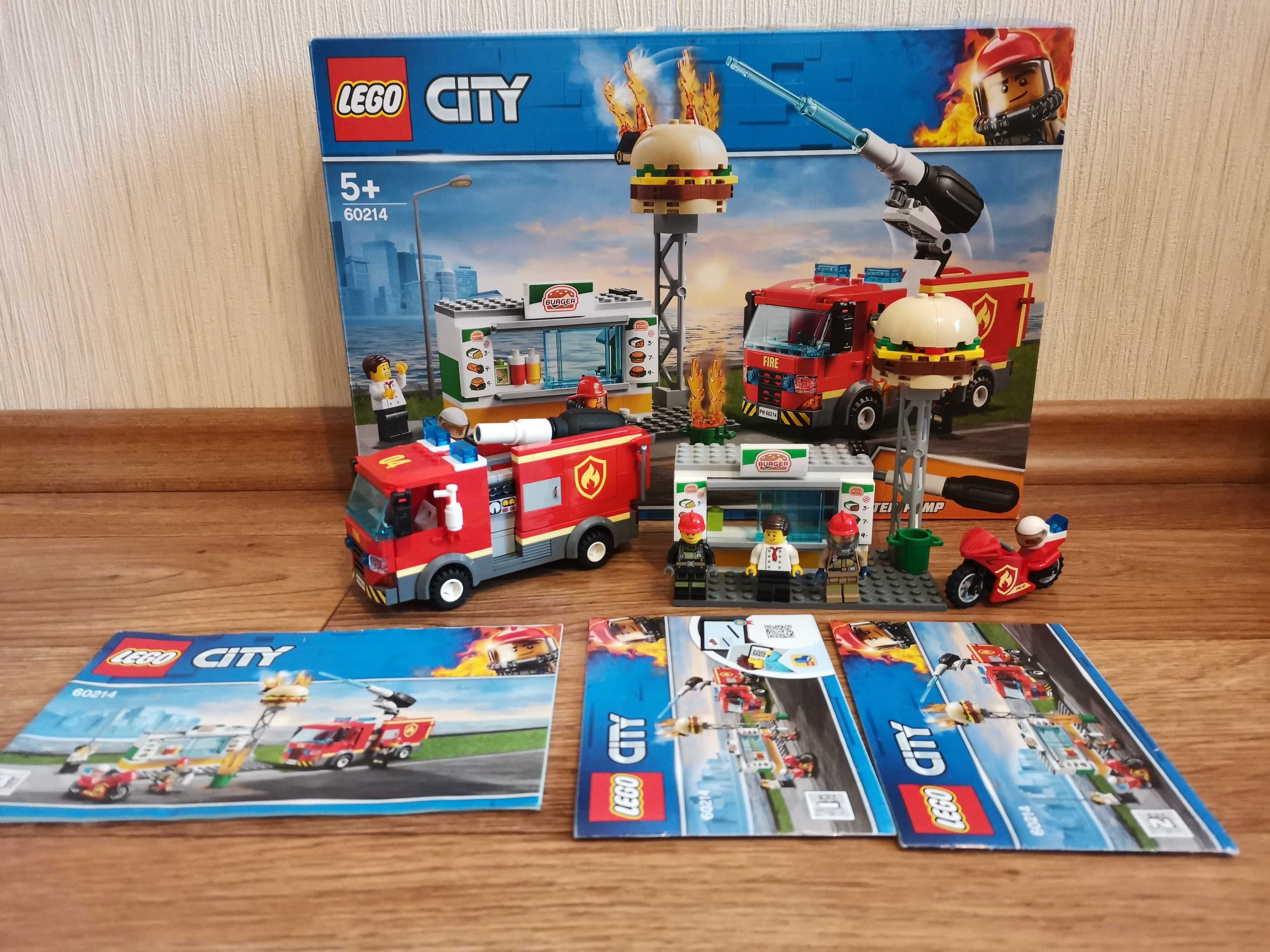 LEGO City Пожар в бургер-баре (60214)