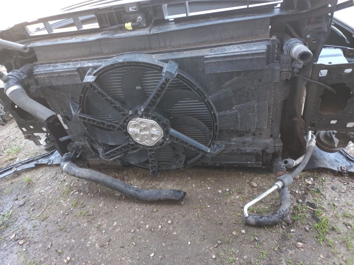 Przód kompletny vw passat b8 maska zderzak pas przedni chłodnice