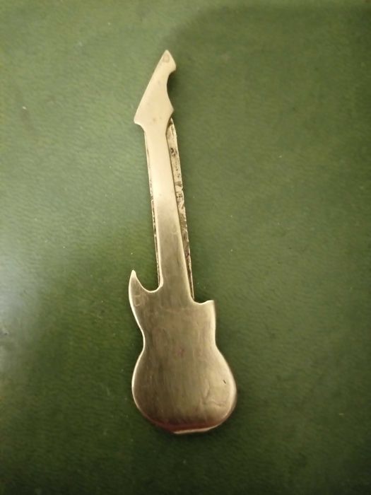 Заколка, зажим для галстука  "Гитара"