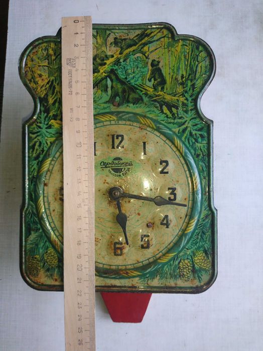 Часы ходики, Янтарь с боем, ссср