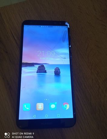 Telefon Huawei mate 10 lite uszkodzony wyświetlacz,dotyk sprawny