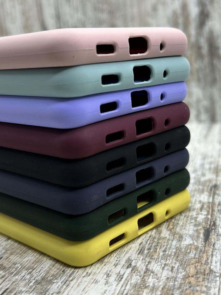 Не пачкаются! Чехол Silicone Case на Samsung S20 FE Микрофибра