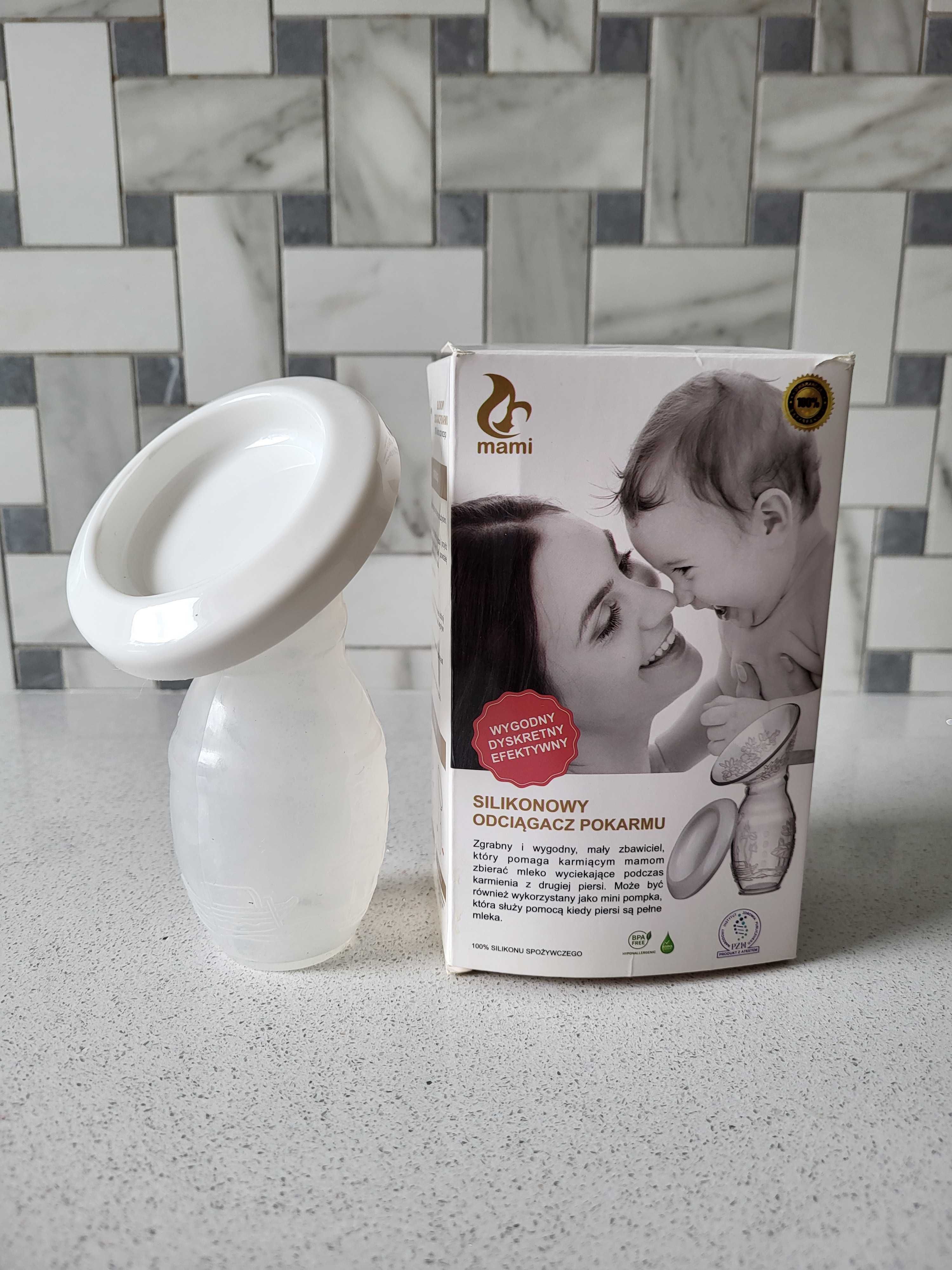 Silikonowy odciągacz pokarmu