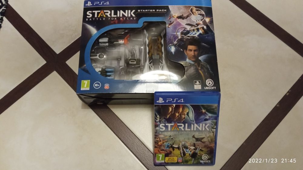 Starlink na PS4 plus statek