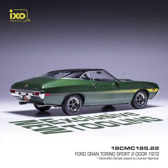 Ford Gran Torino Sport 1972 Green IXO 1:18