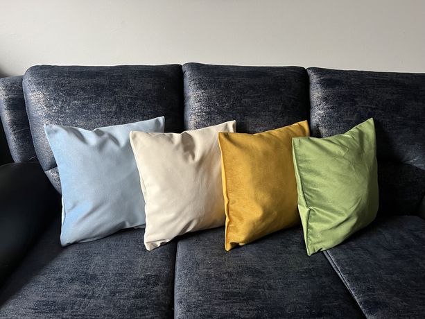 Poszewki dekoracyjne na poduszki (jaśki) kolorowe