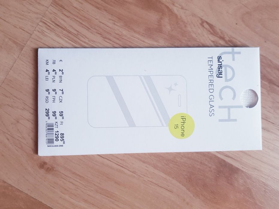 Nowe szkło hartowane Iphone 15