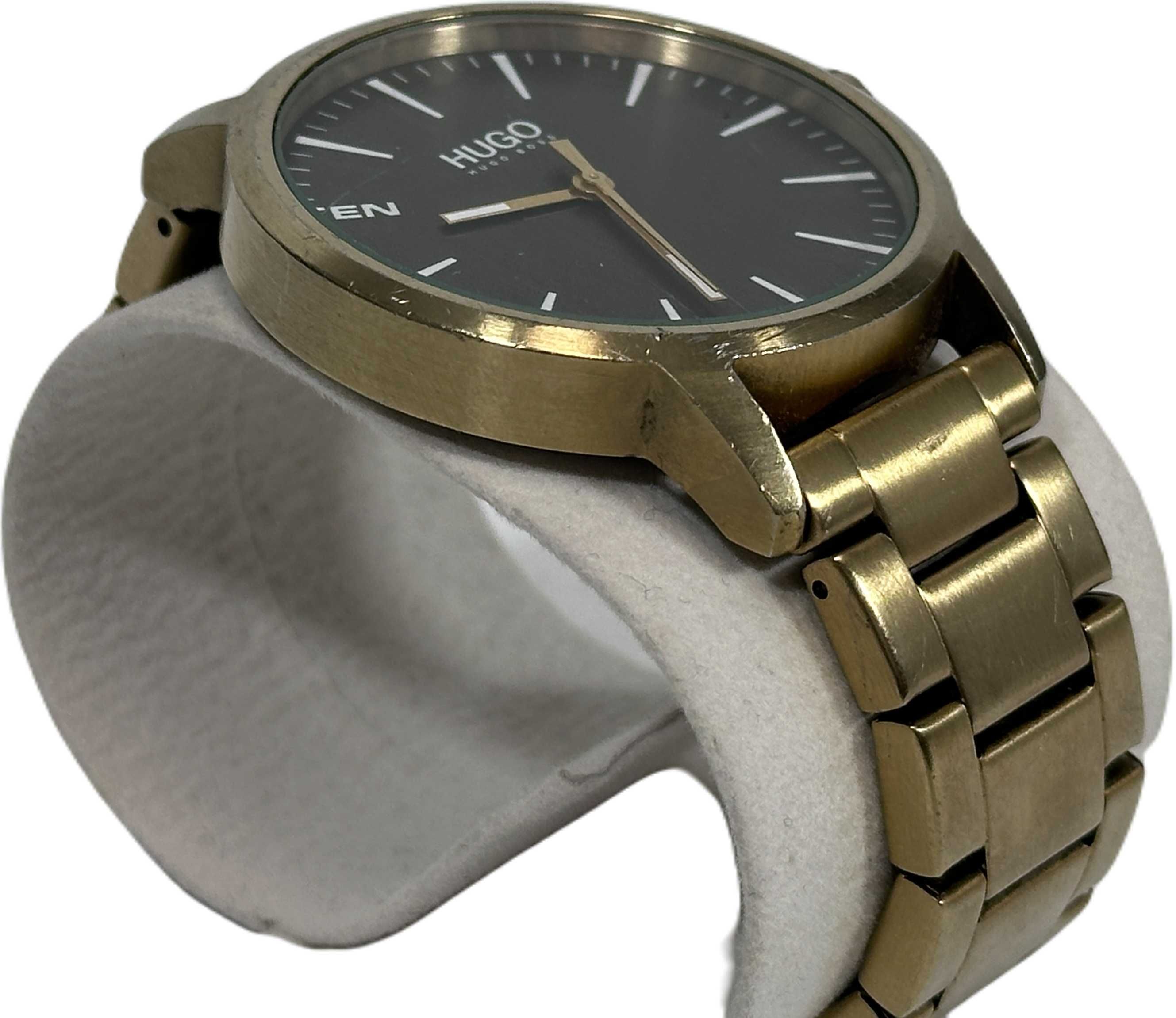 Zegarek męski Hugo Boss stand 153.0142 - rip kolor złoty