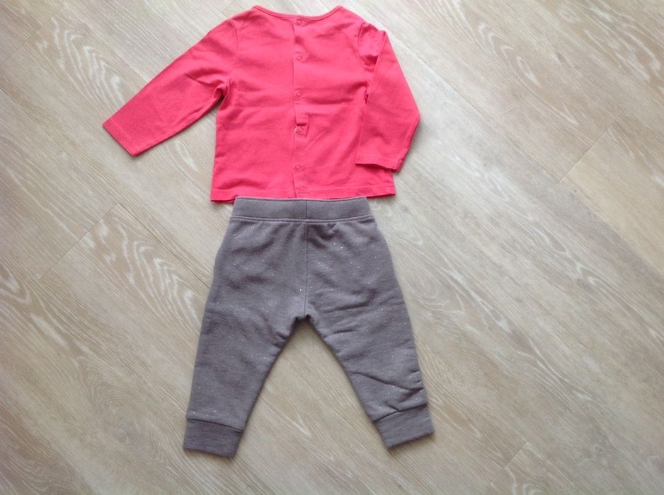 Obaibi штаны,реглан, кофта 6-9 мес