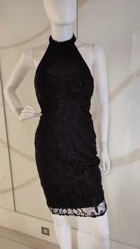 Sukienka czarna koronkowa