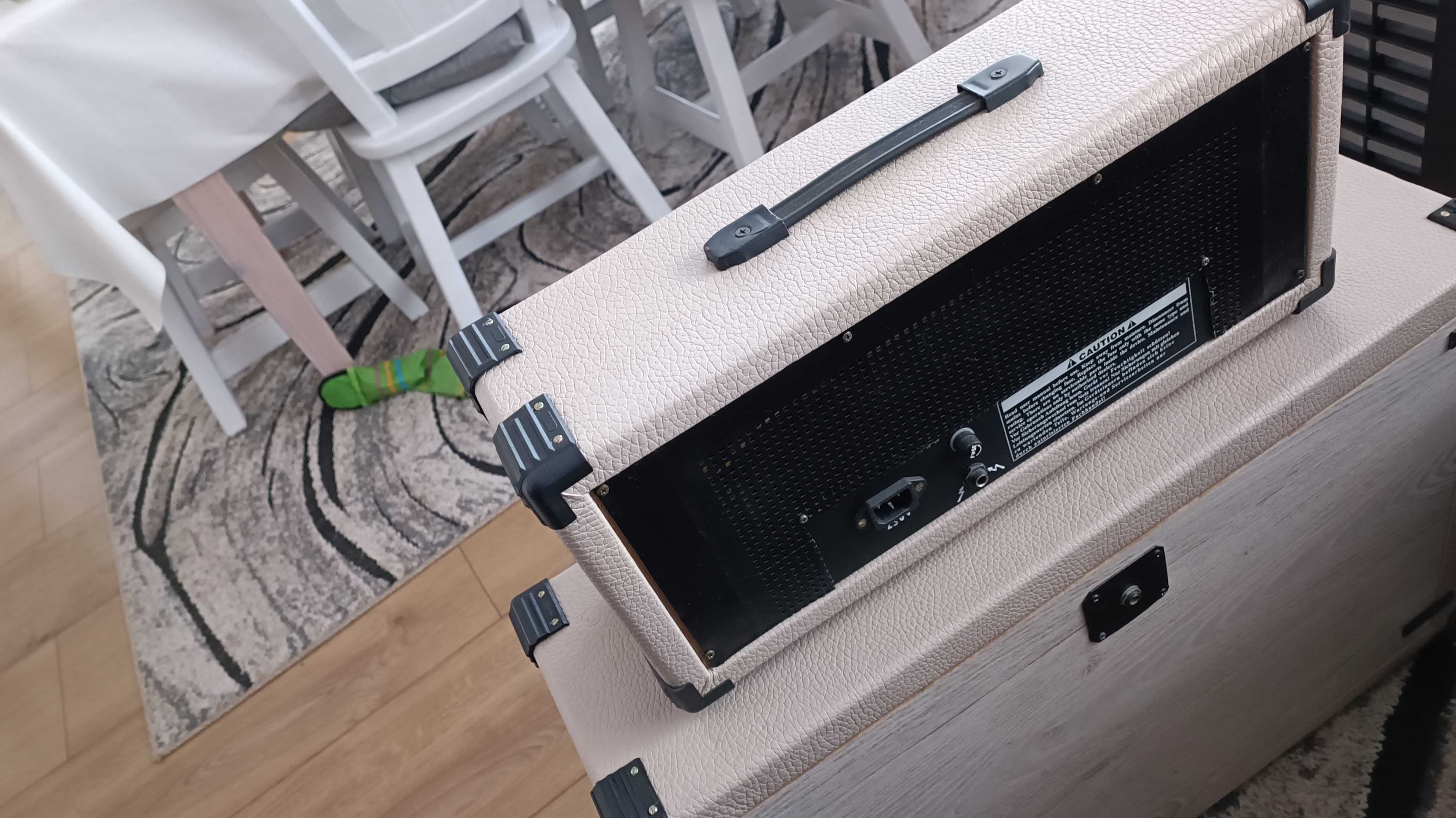 Sprzedam wzmacniacz gitarowy Ivory custom wraz z kolumną 100 Wat.