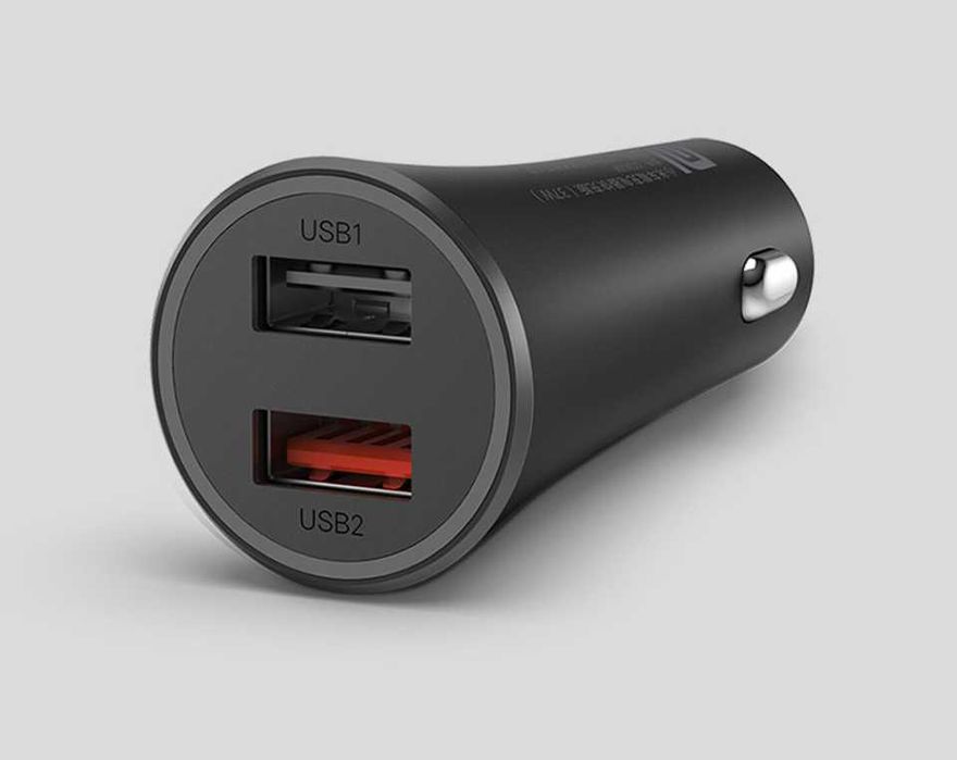 Автомобільна зарядка Mi 37W Dual USB Car Charger QC3.0 (CC06ZM)