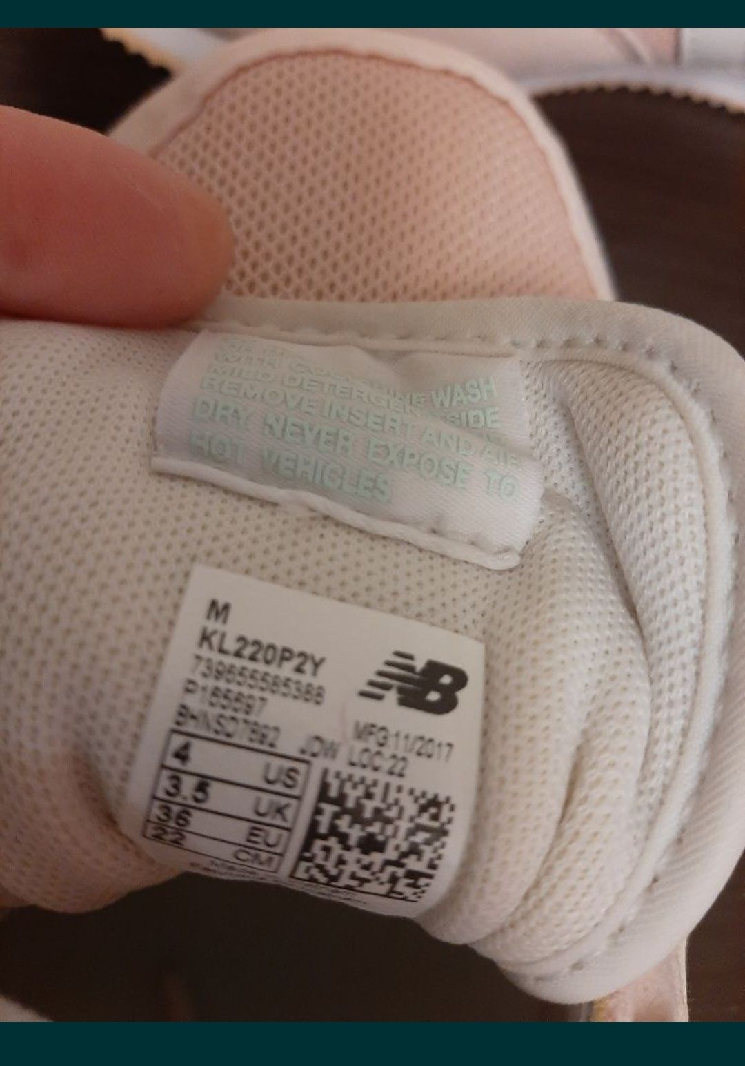 кроссовки new balance KL220P2Y 36 размер оригинал