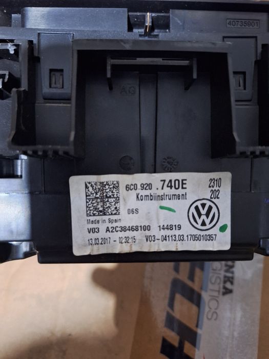 Приборка 6С0920740Е OEM vw seat skoda