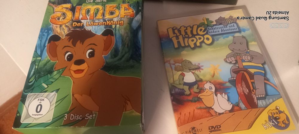 DvD de Animação Sinba e Calimero  em Alemão