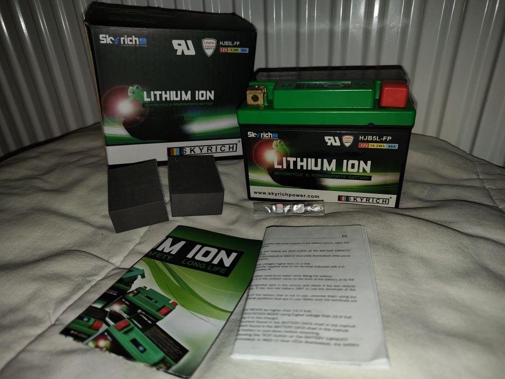 Skyrich HJB5L-FP Litowy Akumulator skuter LiFePO4 YB5L-B YB7C-A YB4L-B