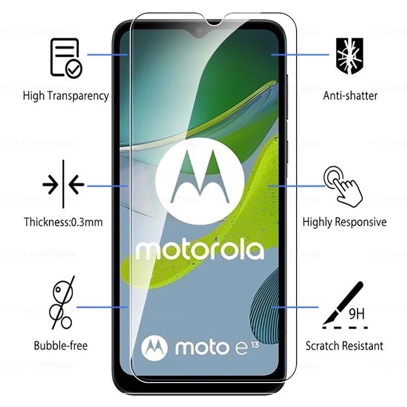 Захисне скло для Motorola e13. Защитное стекло.