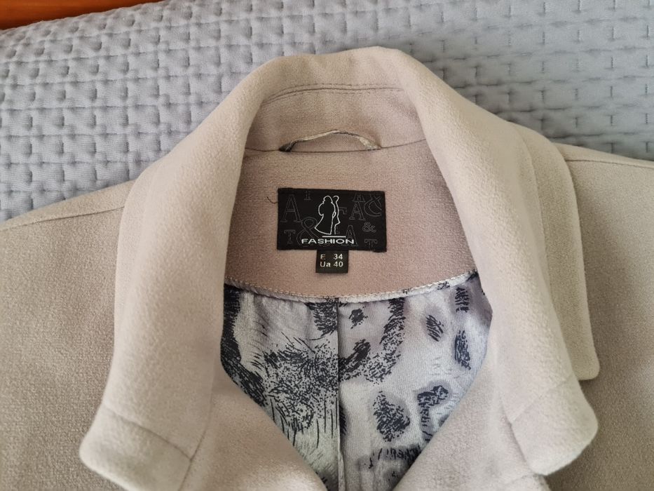 Жіноче осіннє пальто, розмір 34, 40, XS, S / куртка курточка тренч