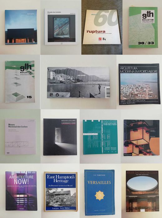 Livros de Arquitectura e Urbanismo: Le Corbusier, Keil, Morris etc