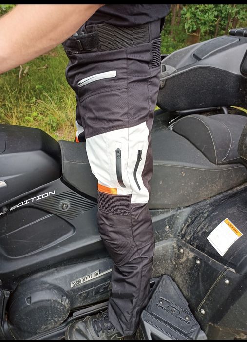 Spodnie Motocyklowe z szelkami Quad Cross Turystyk Sport
