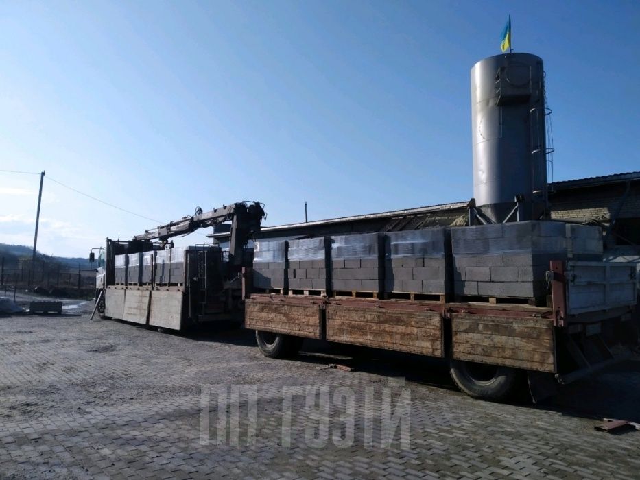 Шлакоблоки. Блоки будівельні від виробника, без посередників. Доставка