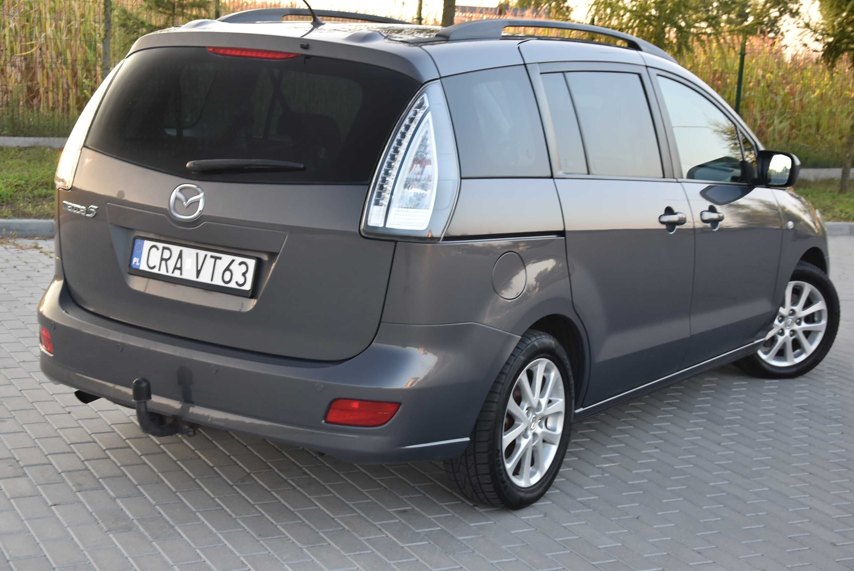 Mazda 5 2,0d, 7 osób, bezwypadkowa, alu16