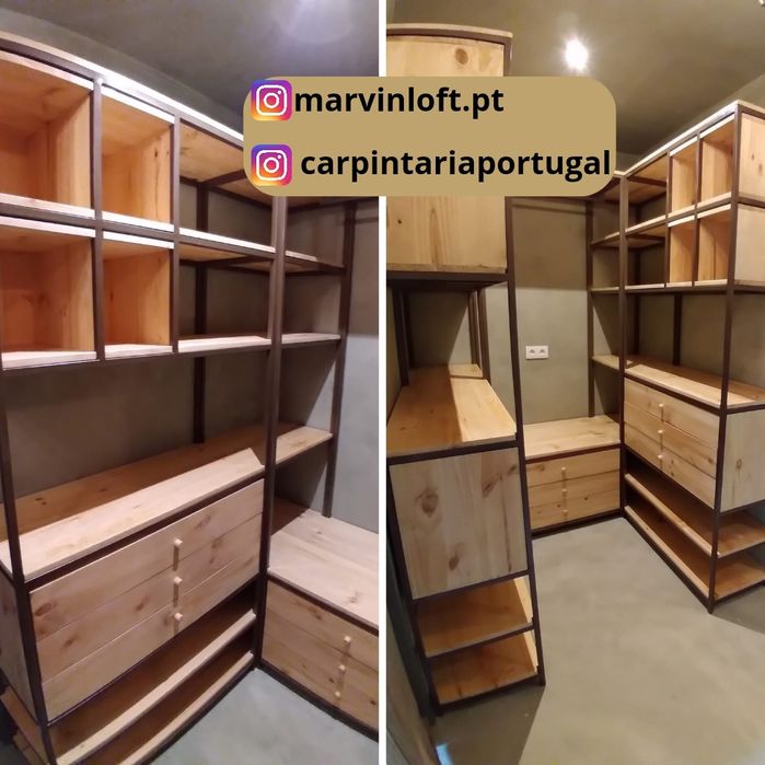 Estantes industriais personalizadas