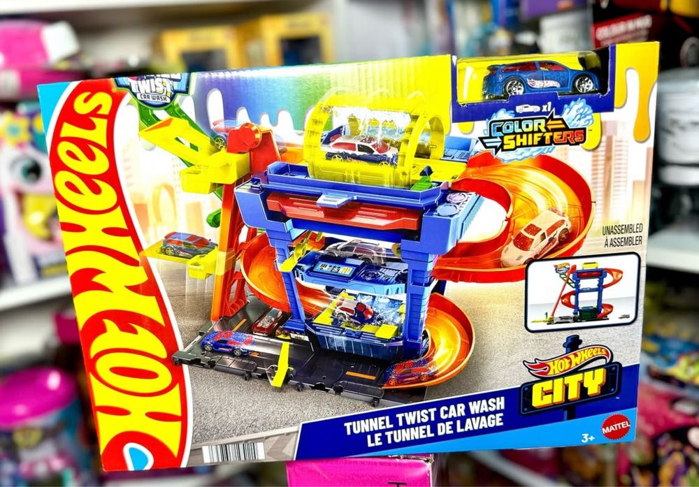 Ігровий набір Hot Wheels CITY Автомийка: Шалені віражі