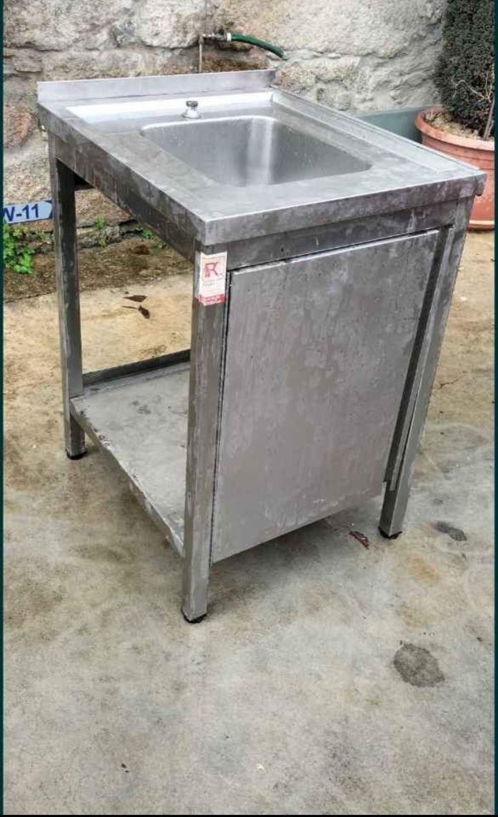 Banca loiça inox