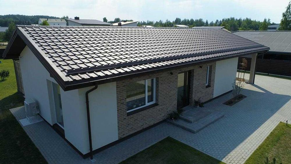Blachodachówka Argilla j.brąz SSAB GreenCoat Crown BT GREY 2H3 50lat