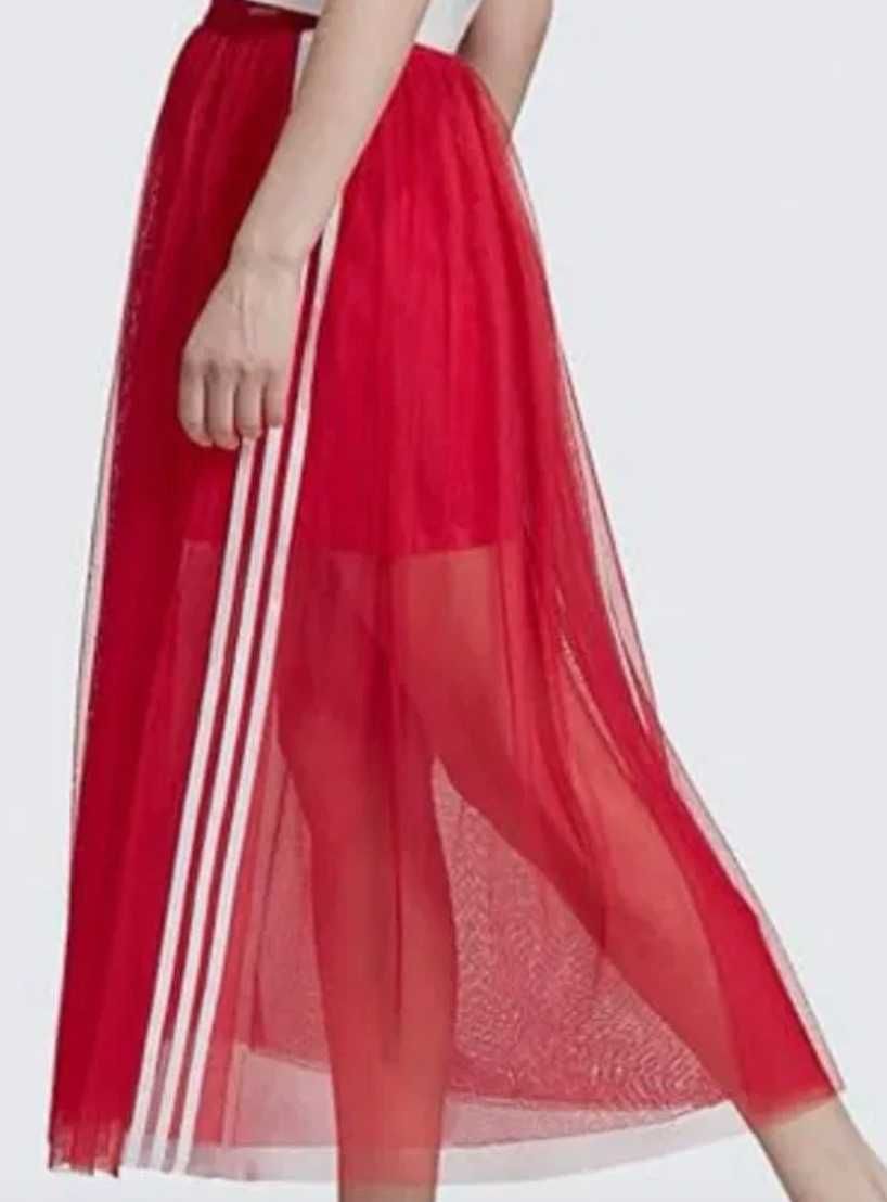 Spódnica Adidas tiulowa malinowa czerwona rozmiar 34 36