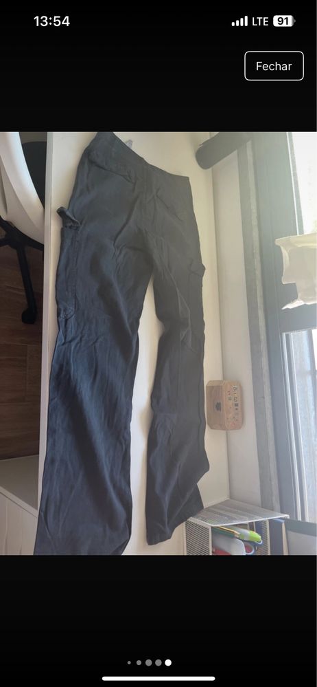 Conjunto de 3 calças cargo