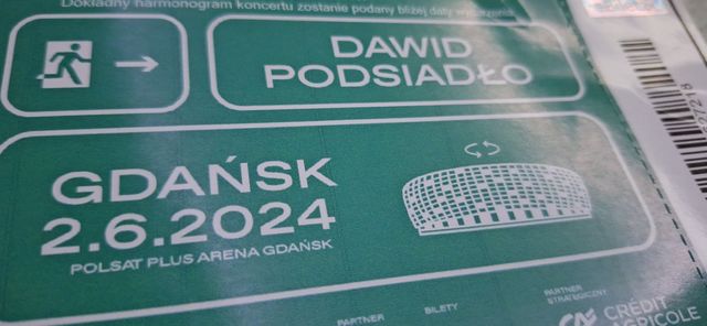 Bilety Podsiadło Gdańsk