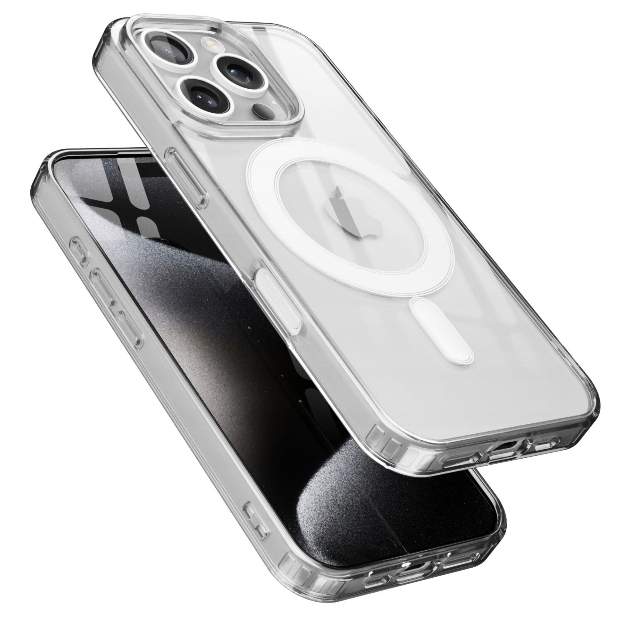 Etui do iPhone 16 Pro Max MagSafe Hybrydowe przezroczyste