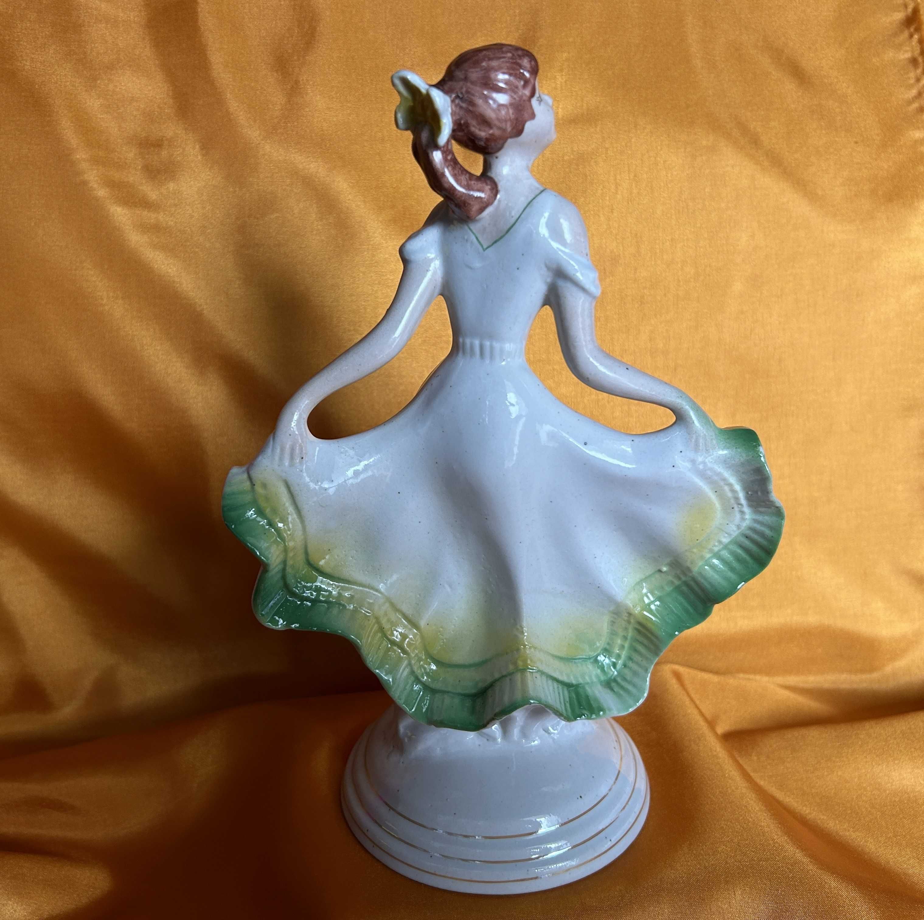 Figurka porcelanowa: Tancerka,Steatyt Zygmunt Buksowicz, ok. 1960 r