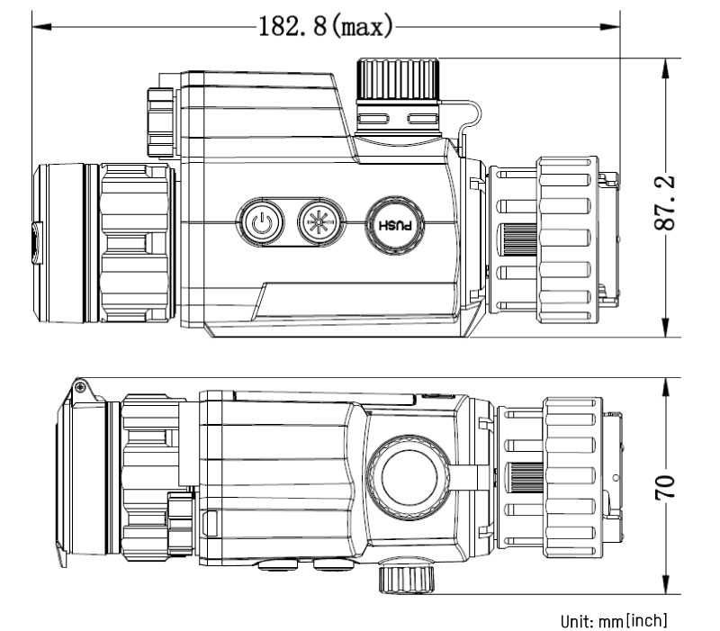 Nasadka nakładka noktowizyjna noktowizor HIKMICRO Cheetah LRF 940 nm