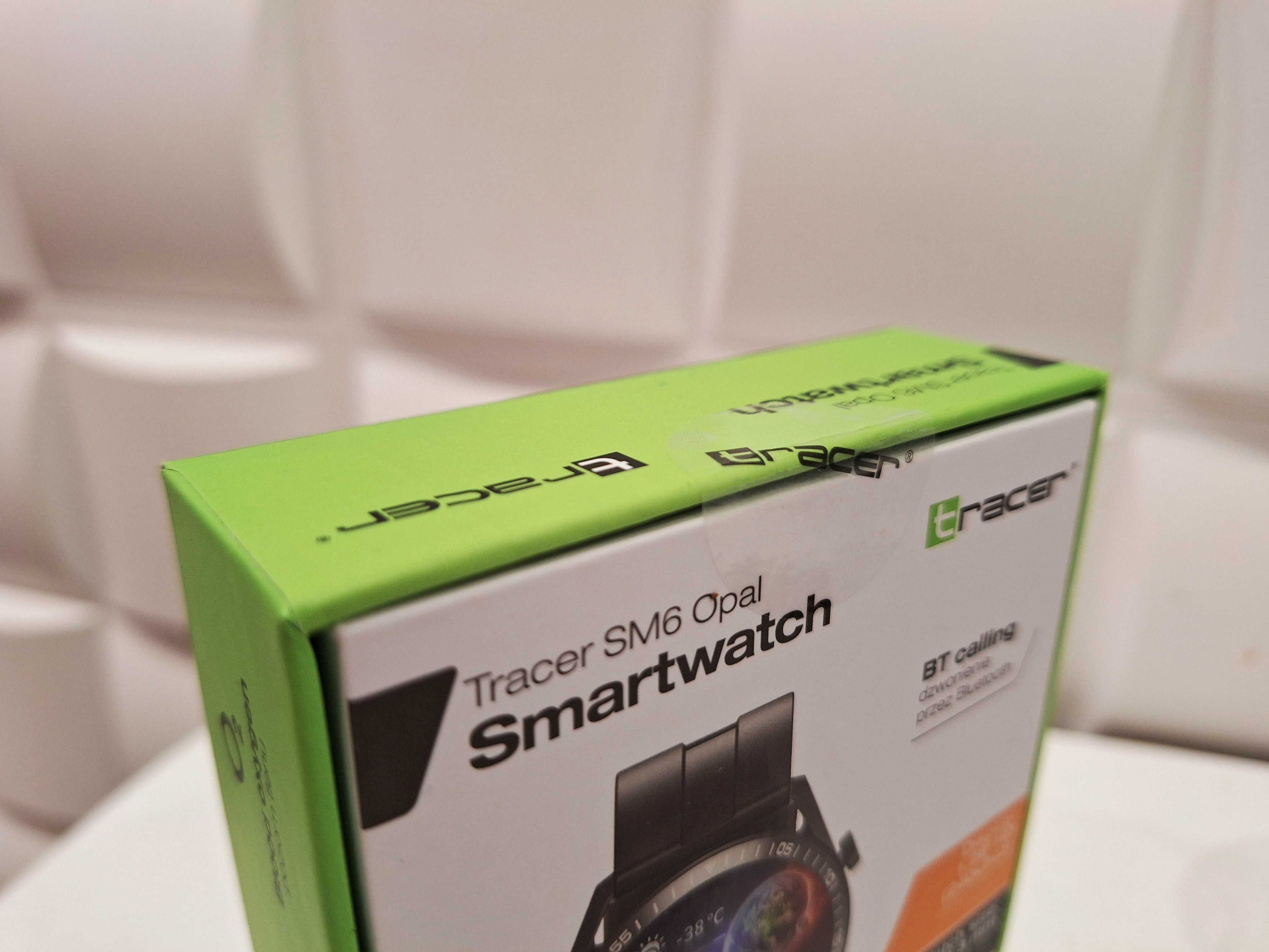 Smartwatch Tracer SM6 Opal / Bluetooth , rozmowy , powiadomienia