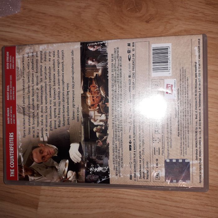 Fałszerze DVD film kryminał wojenny oskar za najlepszy film 2008