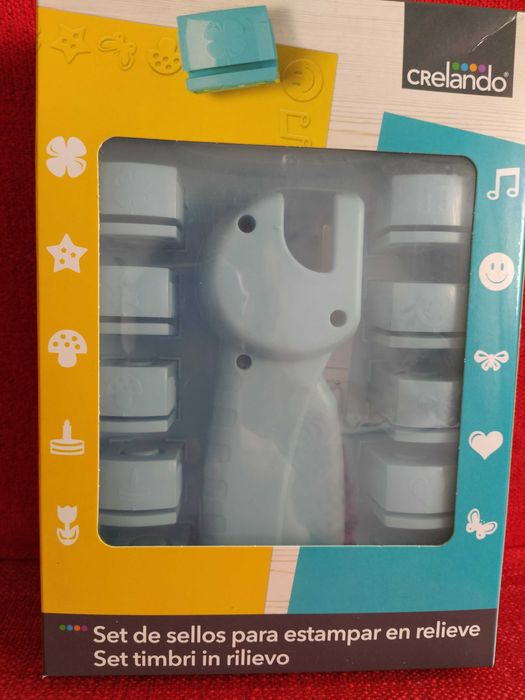 Conjunto de Carimbos para Estampar em Papel - 10 motivos